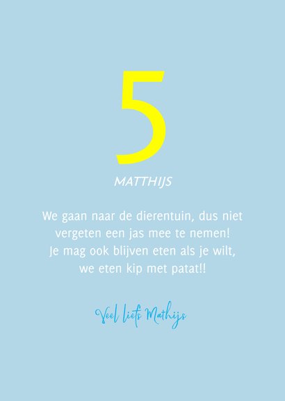 Tijdschrift kinderfeest Jongen 3