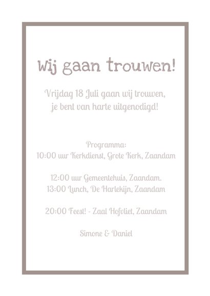 Tijdschrift Trouwkaart 1LS3 3