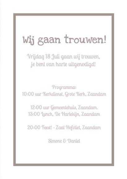 Tijdschrift Trouwkaart 1LS3 3