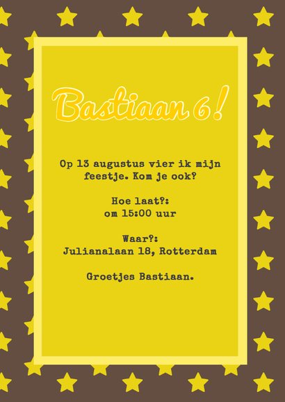 Tijdschriftkaart Ster Blauw 1LS3 3