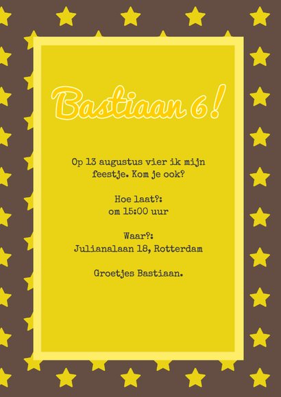Tijdschriftkaart Ster Blauw 1LS3 3
