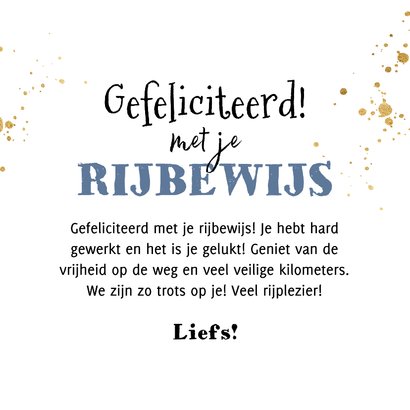 Toffe geslaagdkaart rijbewijs in the pocket jeans spetter 3