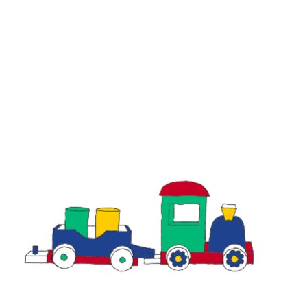 Treintje kleinzoon blauw 2