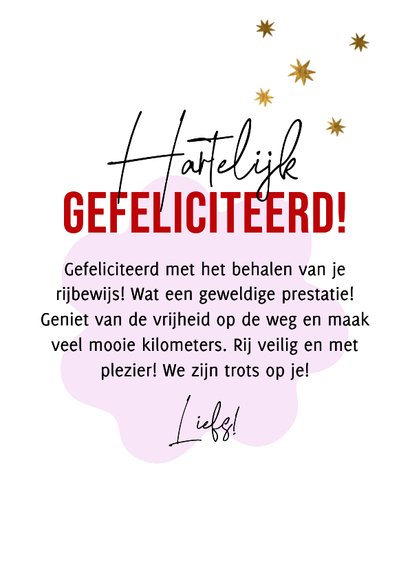 Trendy geslaagd kaart trots fotokaart rijbewijs sterren goud 3