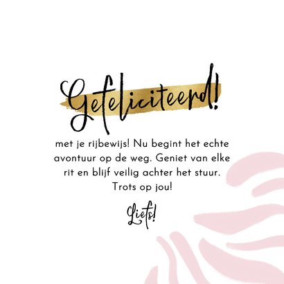 Trendy geslaagdkaart rijbewijs illustratie sleutelhanger 3