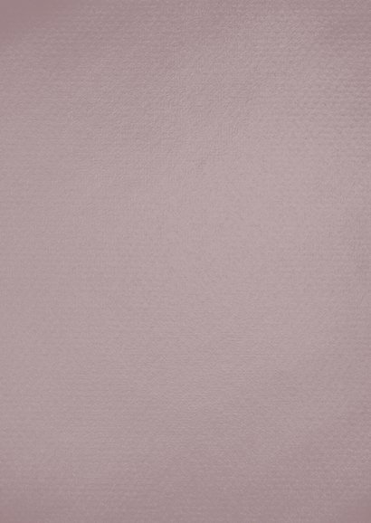 Trendy kerstkaart in oud roze met foto Achterkant