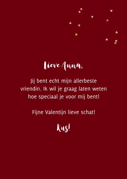 Trendy valentijnskaart ‘Valentijns knuffel’ lippen patroon 3