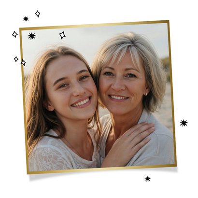 Trendy verjaardagskaart liefste mama handen hart ster 2