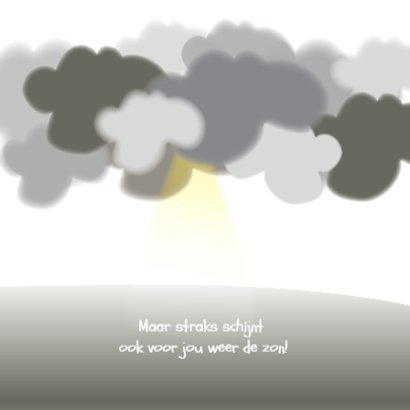 Troostkaart Clouds 3