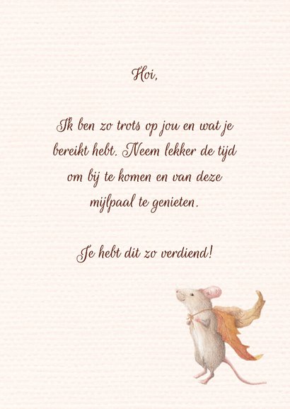 Trots op jou, muis met cape 3