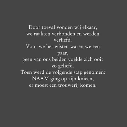 Trouwen sier band zelf invullen 3