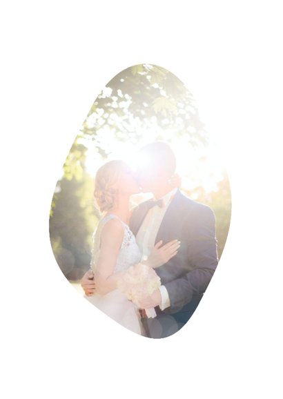 Trouwkaart bedankt Toscane landschap 2