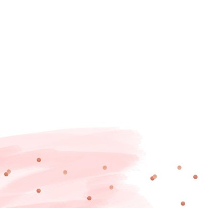 Save the date kaart confetti aquarel 2