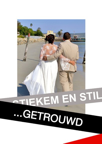 trouwkaart heel Stiekem getrouwd 2