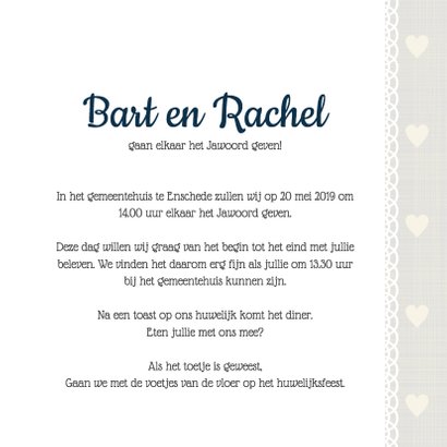 Trouwkaart-houtkrijt-BartRachel 3