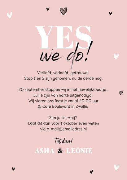 Trouwkaart Mrs. & Mrs. always right grappig hip 3