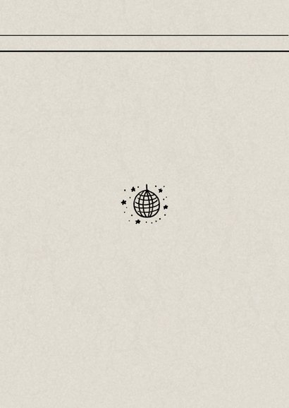 Trouwkaart origineel krant Achterkant