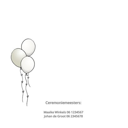 Trouwkaart retro cabrio 2