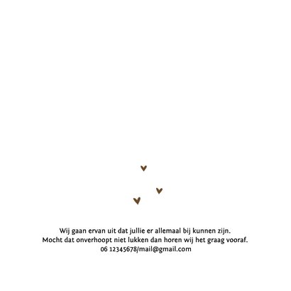 Trouwkaart retrobus met bruidspaar 2