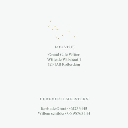 Trouwkaart veldbloemen in mooie kleuren 2