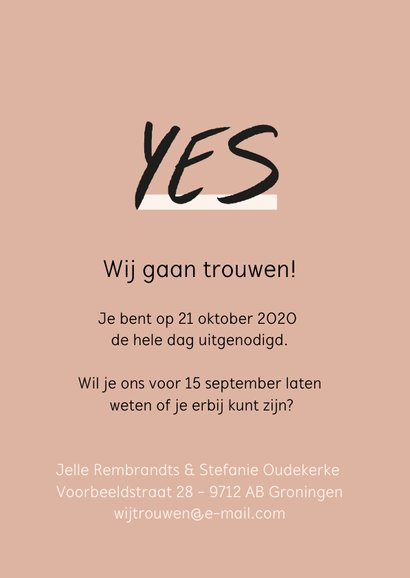 Trouwkaart vintage klaprozen dessin 3