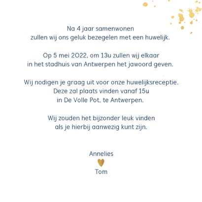 Trouwkaart yes we do 3