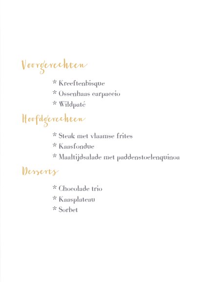 Trouwmenu harten cirkel lila grijs 3