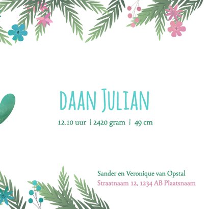 Tweeling jongen meisje met takjes 3