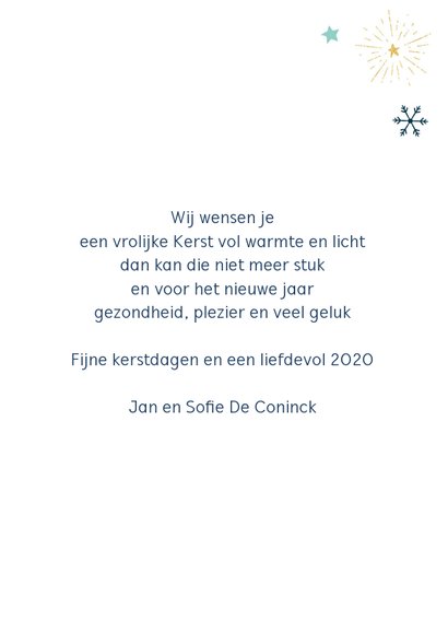 Typografische kerstkaart met sneeuwvlokken 3