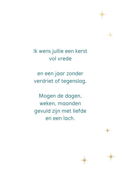 Typografische kerstkaart met sterren 3