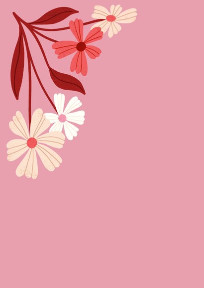 Typografische wenskaart sending love 2