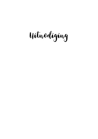Uitnodiging 1 jaar samen 3
