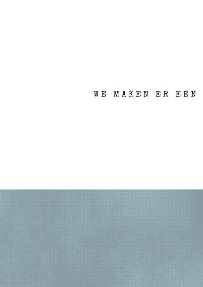 Uitnodiging 18e verjaardag, eenvoudig met leuke typografie 2