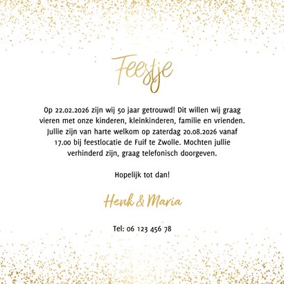 Uitnodiging 1976/2026 jubileum met confetti 3