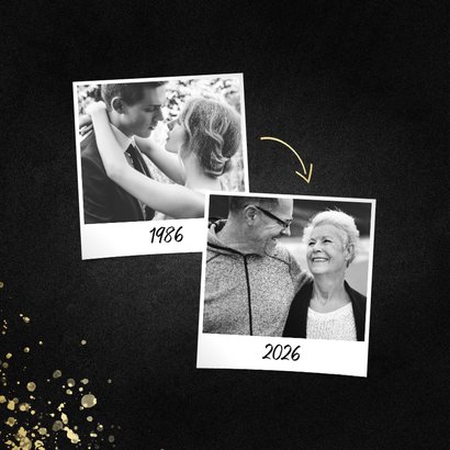 Uitnodiging 1986/2026 jubileum met spetters 2