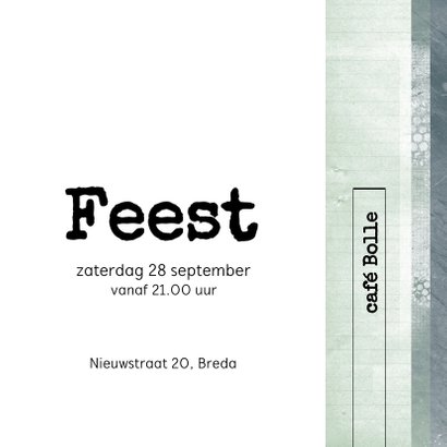 Uitnodiging 20ste verjaardag voor een man 3