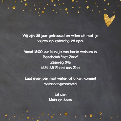 Uitnodiging 25 getrouwd - LO 3