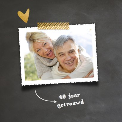 Uitnodiging 40 jaar huwelijk - LO 2