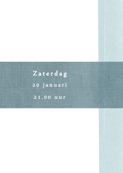 Uitnodiging 40ste verjaardag leuk lettertype 3