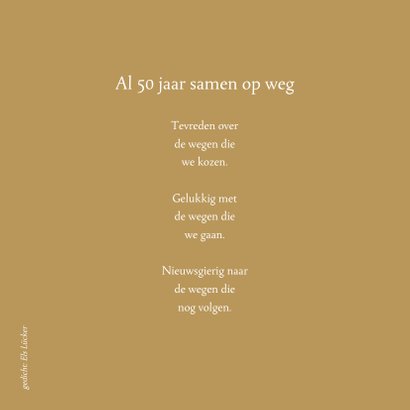uitnodiging 50 gouden bruiloft 2