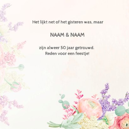 Uitnodiging 50-jarig jubileum 2