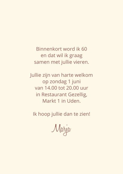 Uitnodiging 60 met aquarel achtergrond 3