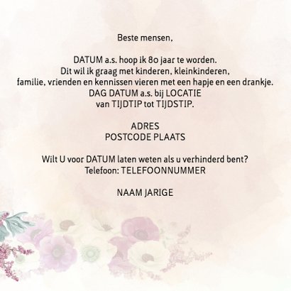 Uitnodiging 80 jaar anemonen 3