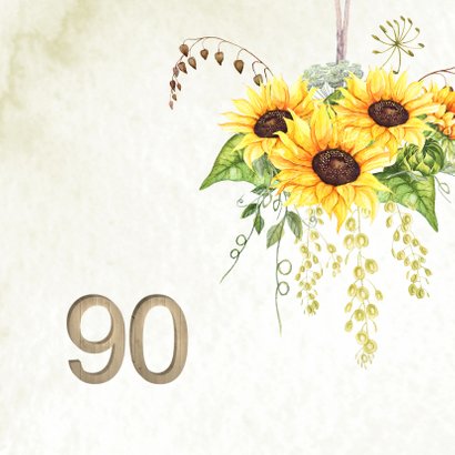 Uitnodiging 90 jaar zonnebloemen 2
