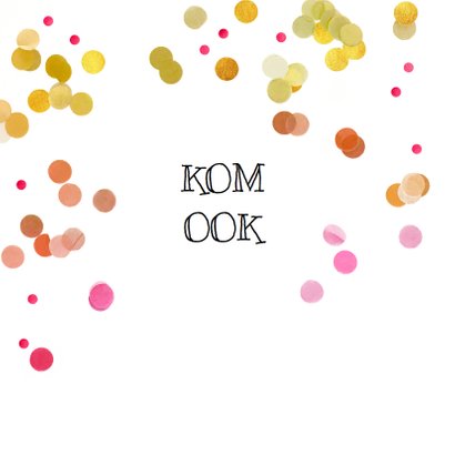 Uitnodiging ballon roze 2