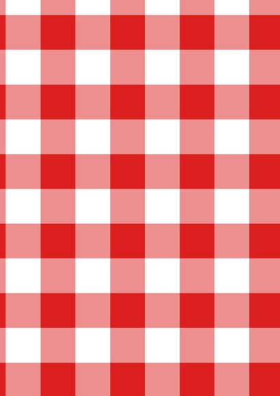Uitnodiging BBQ plaid - DH 2