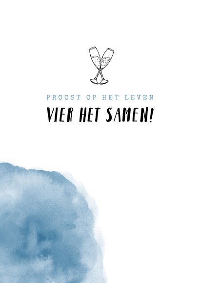 Uitnodiging BBQ tuinfeest met waterverf en illustraties 2