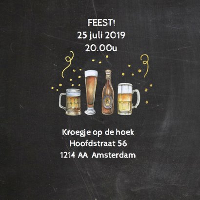 Uitnodiging bier foto 2