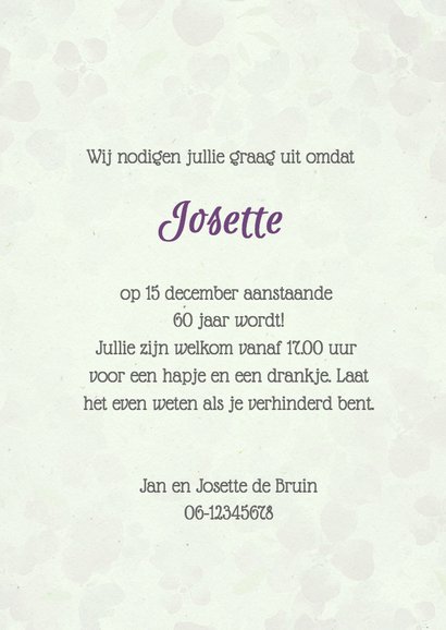 Uitnodiging bloemen in 't groen 3