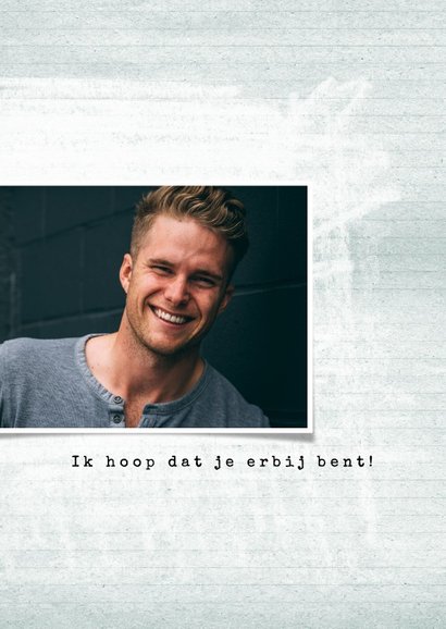 Uitnodiging borrel 25ste verjaardag, krijt 2